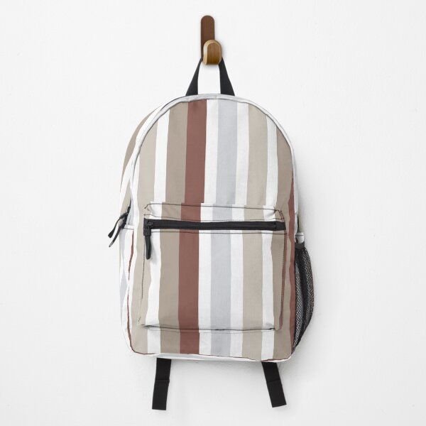 Item preview, Retro Stripes; Maroon, White, Grey, Beige designed and sold by Coral-Cases.