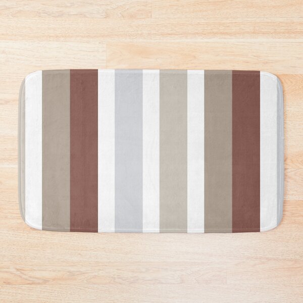 Item preview, Retro Stripes; Maroon, White, Grey, Beige designed and sold by Coral-Cases.