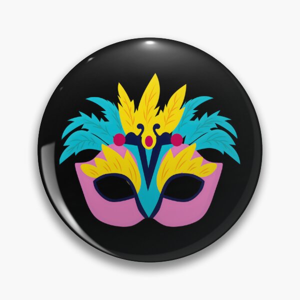 Item preview, Vibrant Carnival Mask Art | Party Mask - Colorful Festive Design for Celebration Lovers designed and sold by Luxuriously.
