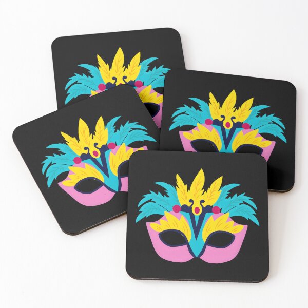 Item preview, Vibrant Carnival Mask Art | Party Mask - Colorful Festive Design for Celebration Lovers designed and sold by Luxuriously.
