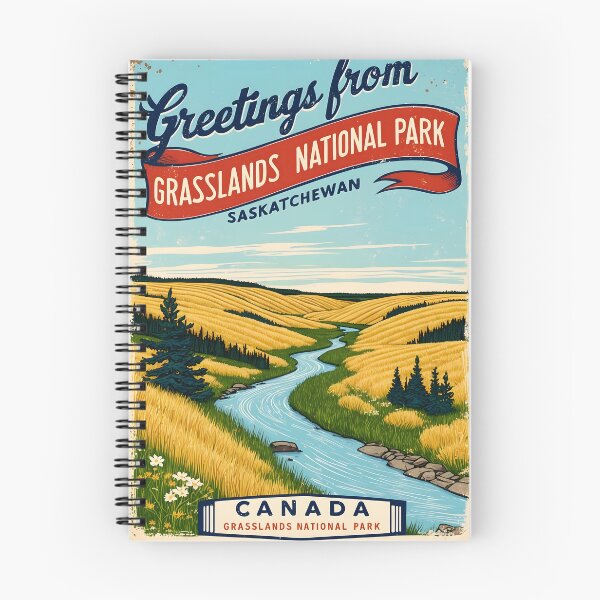 Item preview, Grasslands National Park Canada Post Card designed and sold by TravelPostcardGems.