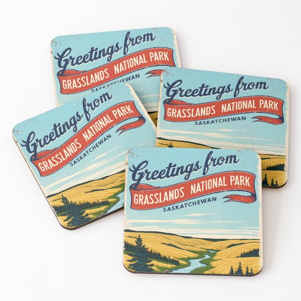 Item preview, Grasslands National Park Canada Post Card designed and sold by TravelPostcardGems.