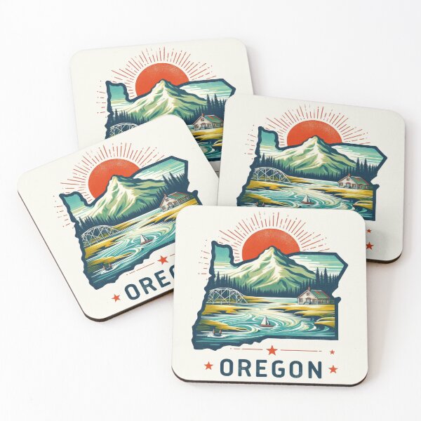 Item preview, OREGON United States of America, artistic shape designed and sold by Margival.
