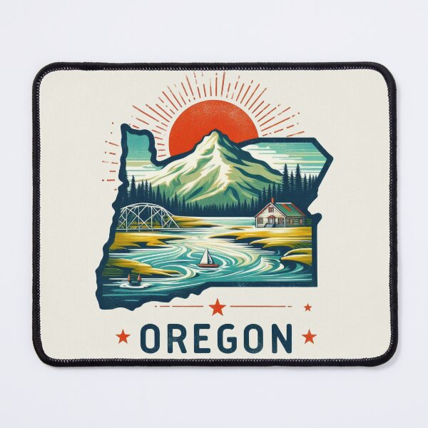 Item preview, OREGON United States of America, artistic shape designed and sold by Margival.