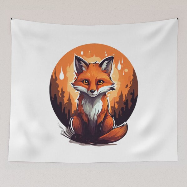 Item preview, Fox Artwork designed and sold by Planetporridge.