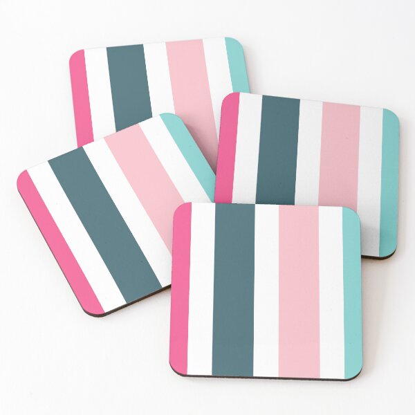 Artikelvorschau, Bubblegum Retro-Streifen: Pink, Marineblau, Babyrosa entworfen und verkauft von Coral-Cases.