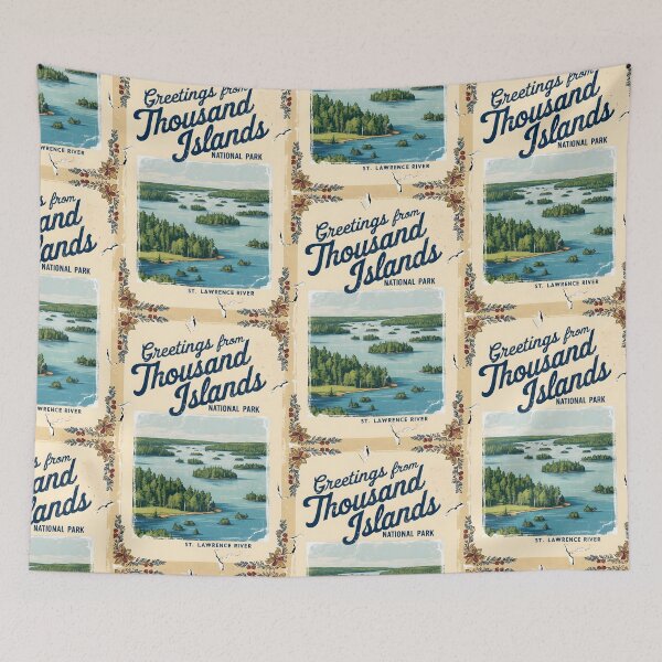 Item preview, Thousand Islands National Park Canada Post Card designed and sold by TravelPostcardGems.
