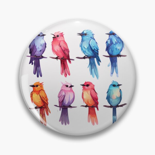 Item preview, Colorful Bird Artwork designed and sold by Planetporridge.