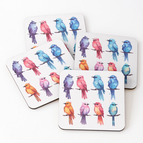 Item preview, Colorful Bird Artwork designed and sold by Planetporridge.
