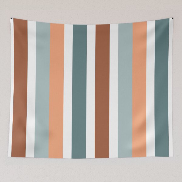 Item preview, Retro Stripes: Desert Orange, Greeny Blue, Maroon, BlueGrey designed and sold by Coral-Cases.