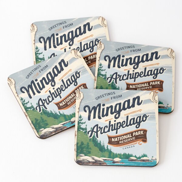 Item preview, Mingan Archipelago National Park Canada Post Card designed and sold by TravelPostcardGems.