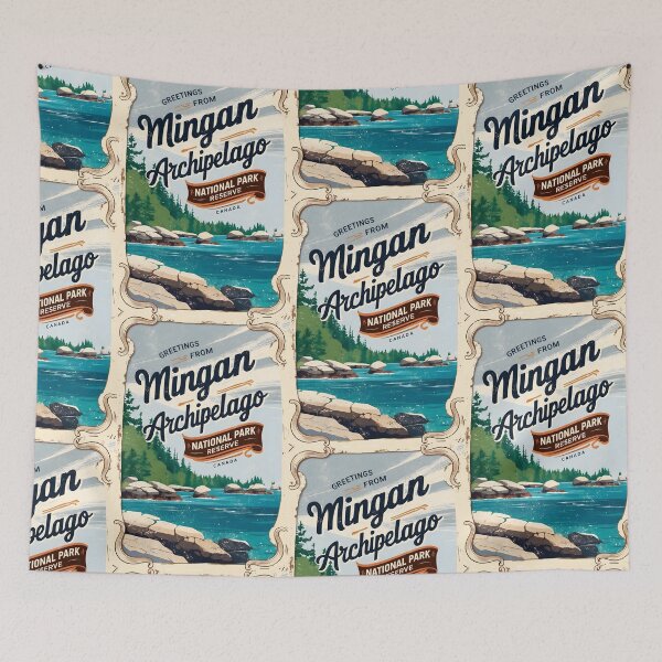 Item preview, Mingan Archipelago National Park Canada Post Card designed and sold by TravelPostcardGems.
