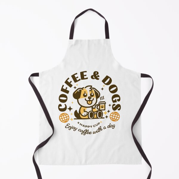 Item preview, Coffee and Dogs Happy Funny designed and sold by Animalistawear.