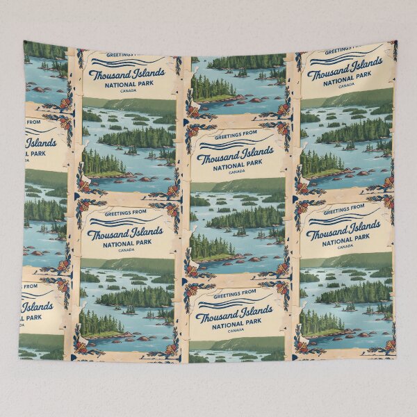 Item preview, Thousand Islands National Park Canada Post Card designed and sold by TravelPostcardGems.