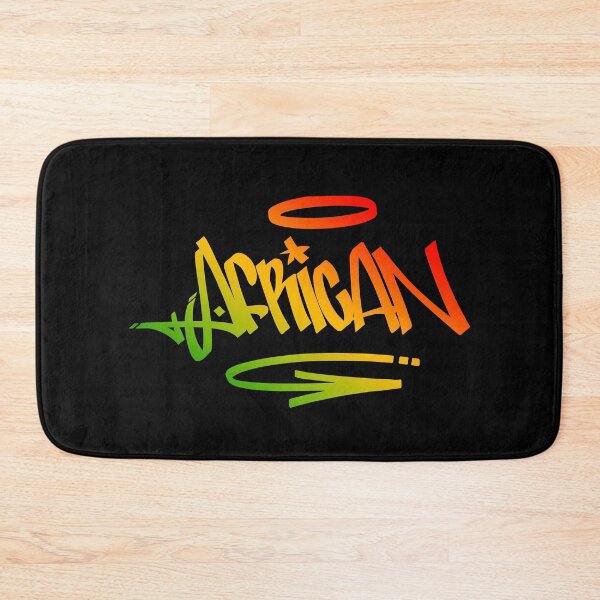 Item preview, African Graffiti Tag Style Rasta Colors Reggae designed and sold by rastauniversity.