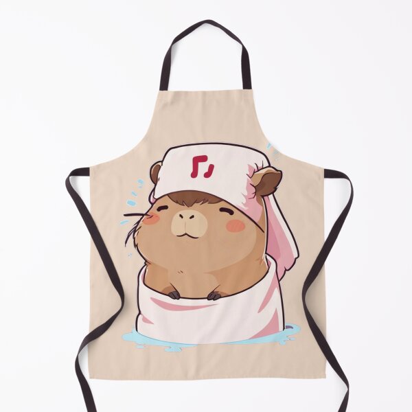 Item preview, Capybara Enjoying Spa Cartoon designed and sold by CSidea.