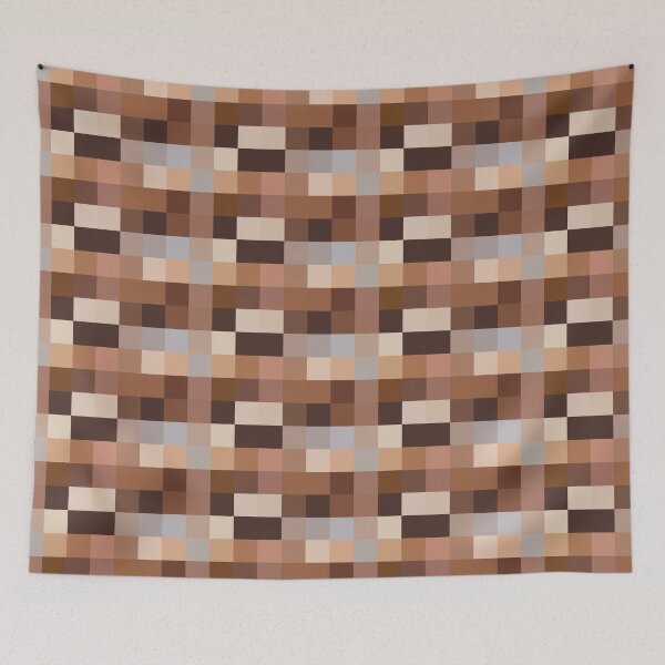 Item preview, Earth Tones Brown and Beige Blocks 2 of 4 designed and sold by Beachy.
