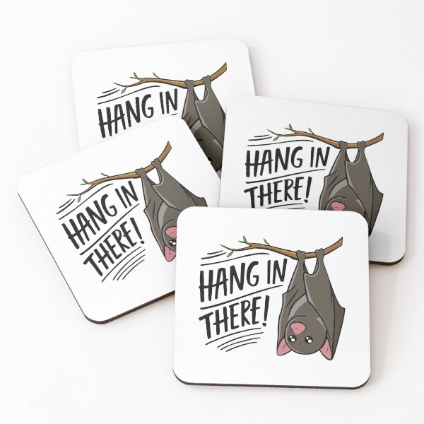 Item preview, Hang In there! Cute Bat Pun designed and sold by PMCreative.
