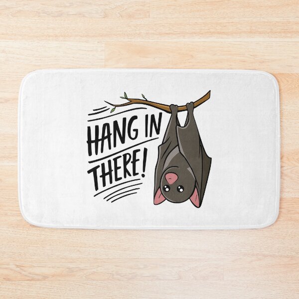 Item preview, Hang In there! Cute Bat Pun designed and sold by PMCreative.