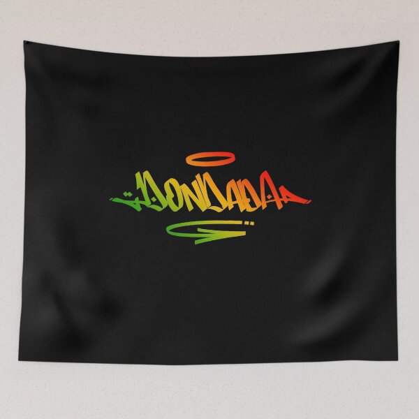 Item preview, Don Dada Graffiti Tag Style Rasta Colors Reggae designed and sold by rastauniversity.