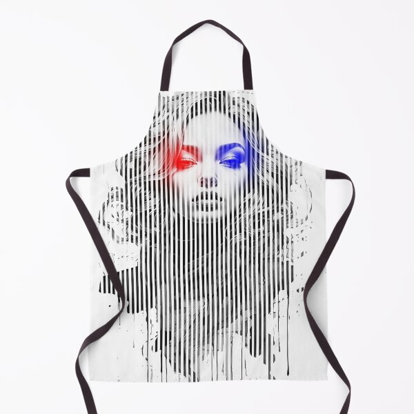 Item preview, Beautiful girl face drawn with lines. designed and sold by hussain-dz.