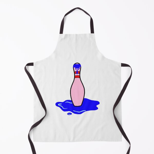 Item preview, Wet and Pink Bowling Pin with Blue Dripping designed and sold by DirtySports.