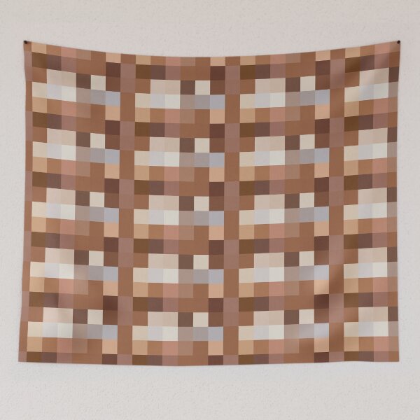 Item preview, Earth Tones Brown and Beige Blocks 3 of 4 designed and sold by Beachy.