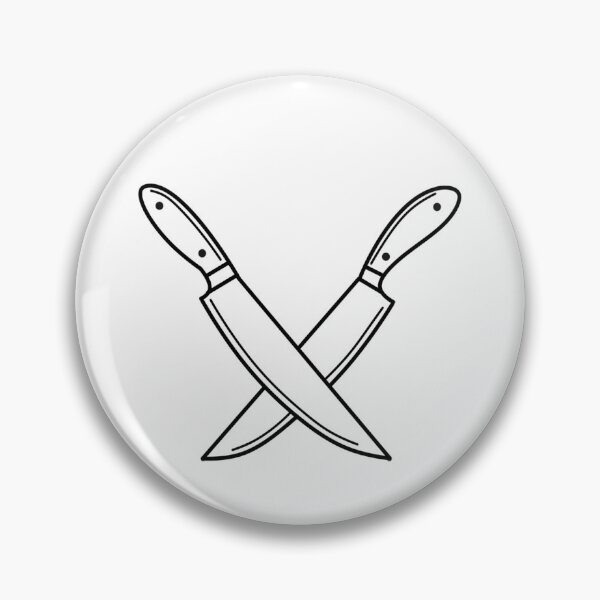 Item preview, Crossed Knives designed and sold by BenderBending.