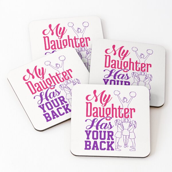 Item preview, My Daughter Has Your Back Cheerleading Cheer Mom Backspot designed and sold by jaygo.