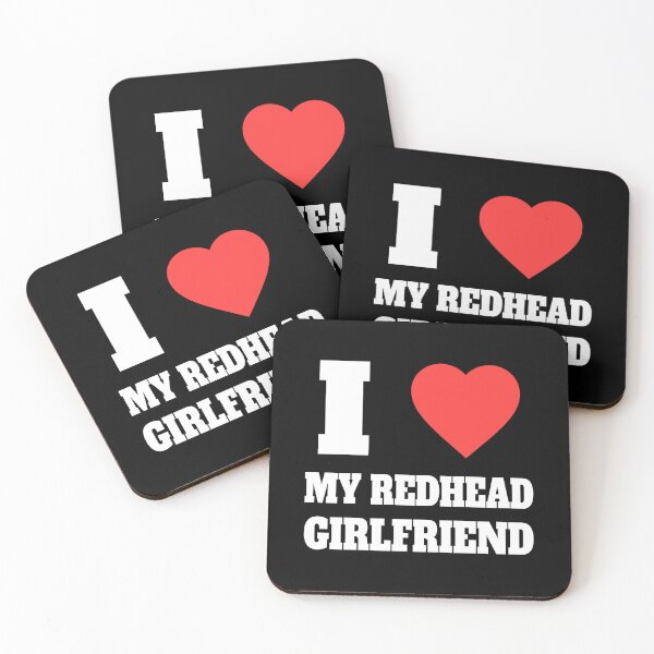Item preview, I Love My Redhead Girlfriend! Redhead Humorous White And Black designed and sold by PMCreative.