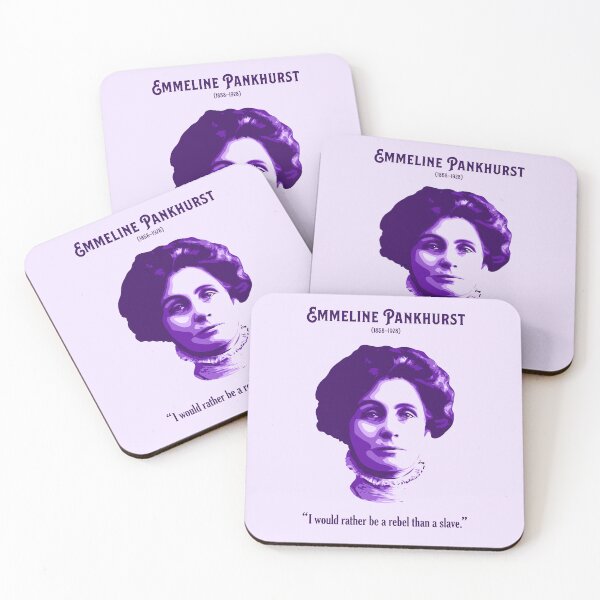 Item preview, Emmeline Pankhurst - Rather be a rebel than a slave designed and sold by Eat the Rich.