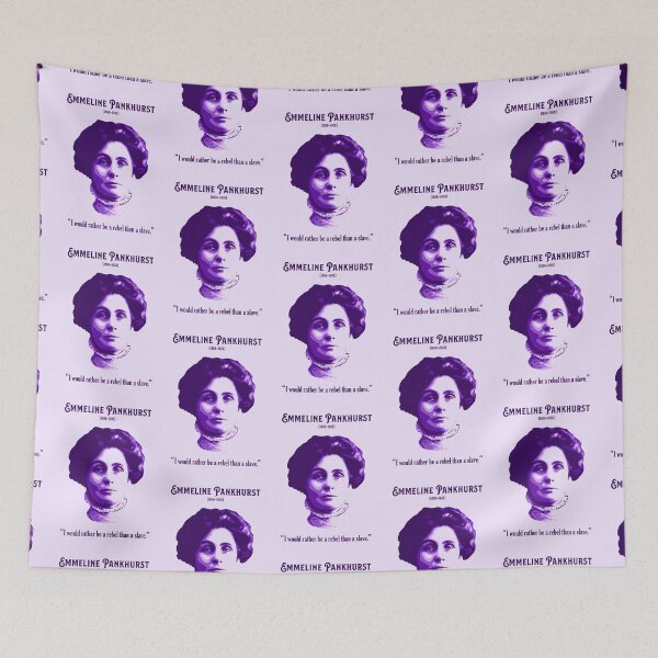 Item preview, Emmeline Pankhurst - Rather be a rebel than a slave designed and sold by Eat the Rich.