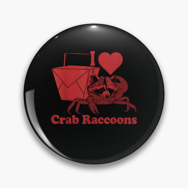 Item preview, Funny Humor I Heart Crab Raccoons Sarcastic Design for Ladies designed and sold by Creatiforge.