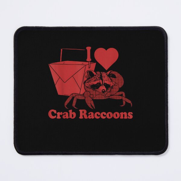 Item preview, Funny Humor I Heart Crab Raccoons Sarcastic Design for Ladies designed and sold by Creatiforge.