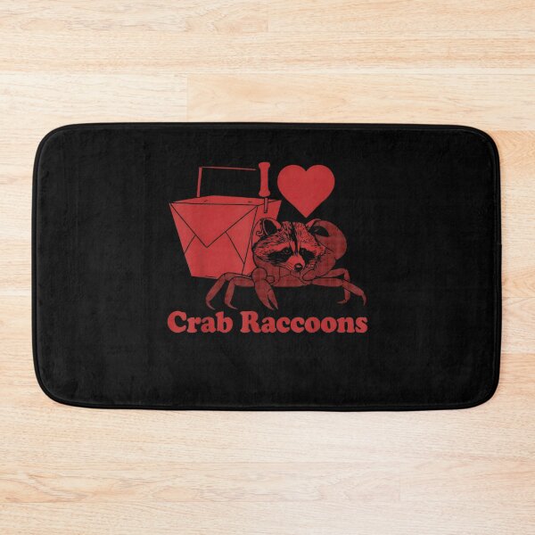 Item preview, Funny Humor I Heart Crab Raccoons Sarcastic Design for Ladies designed and sold by AmiGraph.
