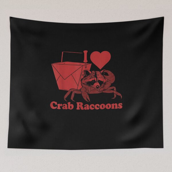 Item preview, Funny Humor I Heart Crab Raccoons Sarcastic Design for Ladies designed and sold by Creatiforge.