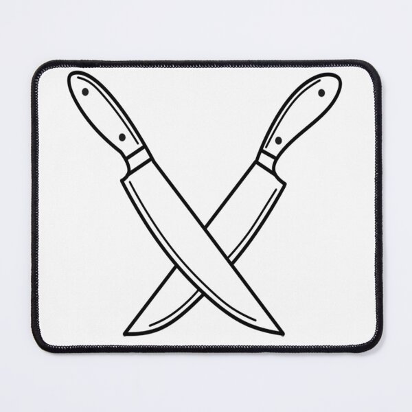 Item preview, Crossed Knives plus size designed and sold by BenderBending.