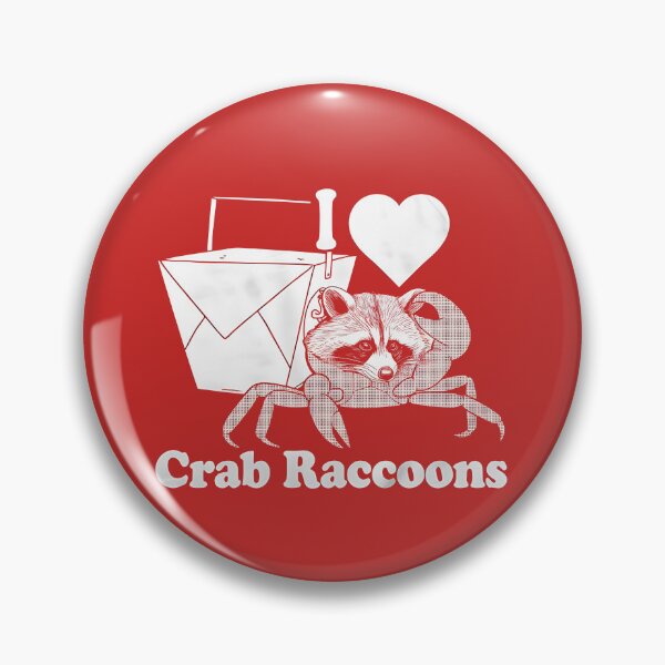 Item preview, Humor divertido I Corazón Cangrejo Mapaches Diseño sarcástico para damas designed and sold by Creatiforge.