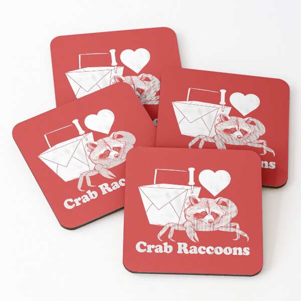 Item preview, Funny Humor I Heart Crab Raccoons Sarcastic Design for Ladies designed and sold by Creatiforge.