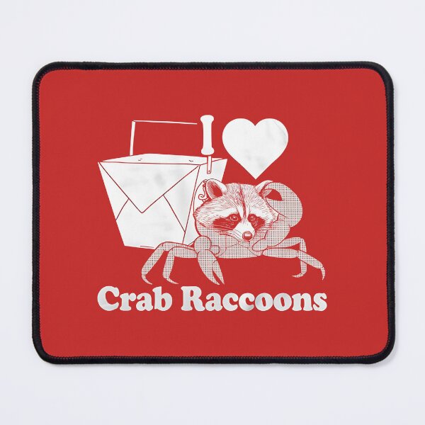 Item preview, Funny Humor I Heart Crab Raccoons Sarcastic Design for Ladies designed and sold by Creatiforge.