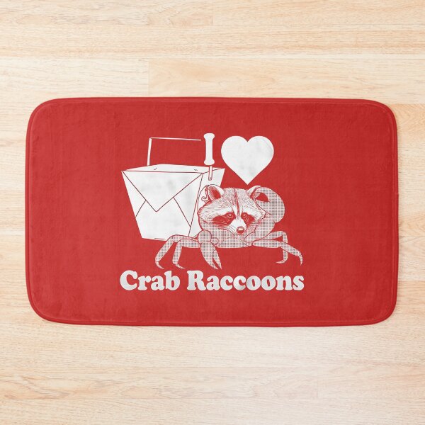Item preview, Funny Humor I Heart Crab Raccoons Sarcastic Design for Ladies designed and sold by Creatiforge.