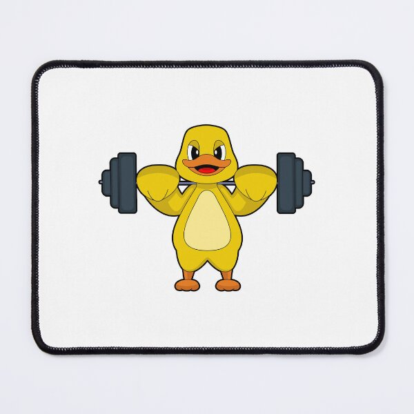 Item preview, Duck Bodybuilder Dumbbell Bodybuilding designed and sold by Snabdesign84.