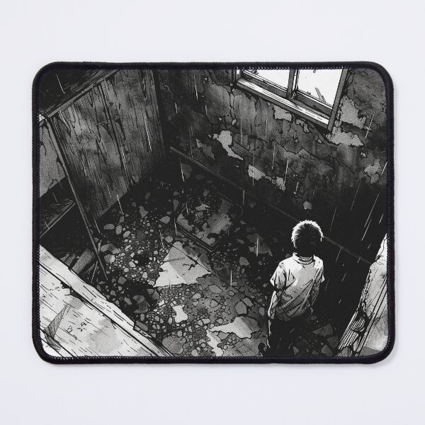 Item preview, devastation – black and white horror manga anime boy designed and sold by ForsakenFrames.