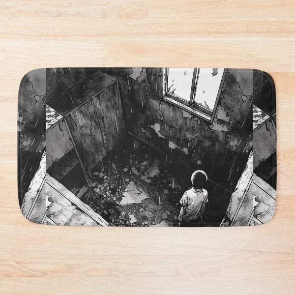 Item preview, devastation – black and white horror manga anime boy designed and sold by ForsakenFrames.