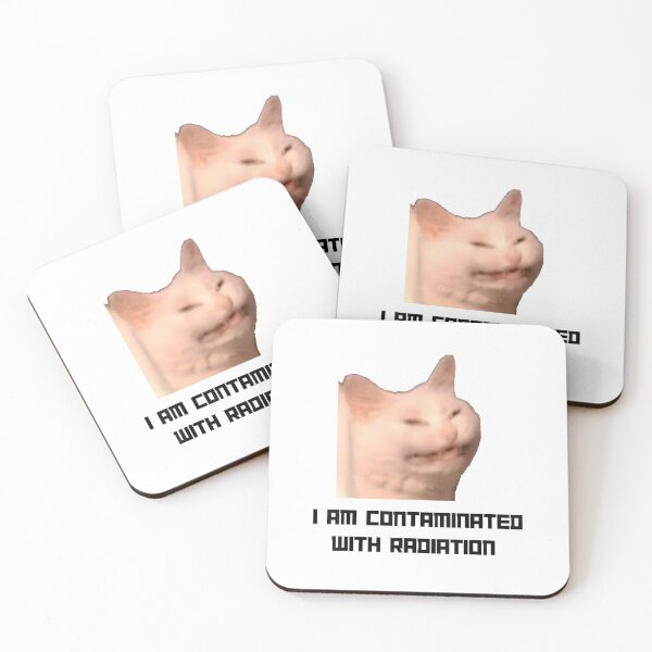 Item preview, I Am Contaminated With Radiation Meme, Cat Meme, Funny Cat designed and sold by FloraPlantTees.