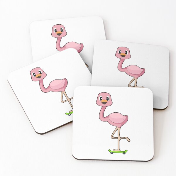 Item preview, Flamingo Skater Skateboard designed and sold by Snabdesign84.