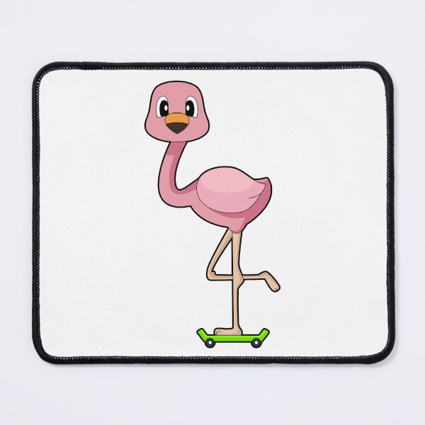 Item preview, Flamingo Skater Skateboard designed and sold by Snabdesign84.
