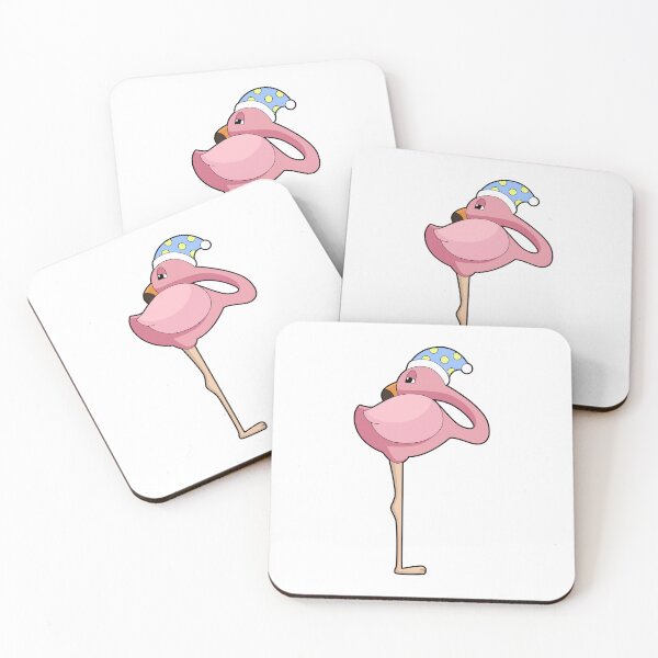 Item preview, Flamingo Sleeping Nightcap designed and sold by Snabdesign84.