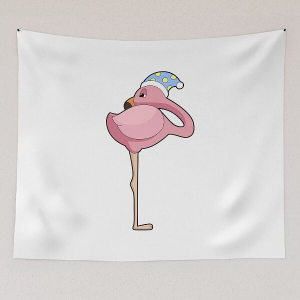Item preview, Flamingo Sleeping Nightcap designed and sold by Snabdesign84.