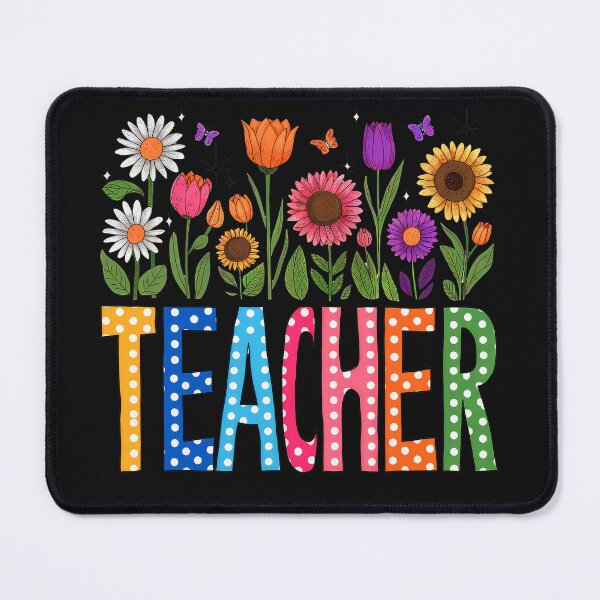 Item preview, Colorful Teacher With Wildflowers Design designed and sold by AlienOccupation.